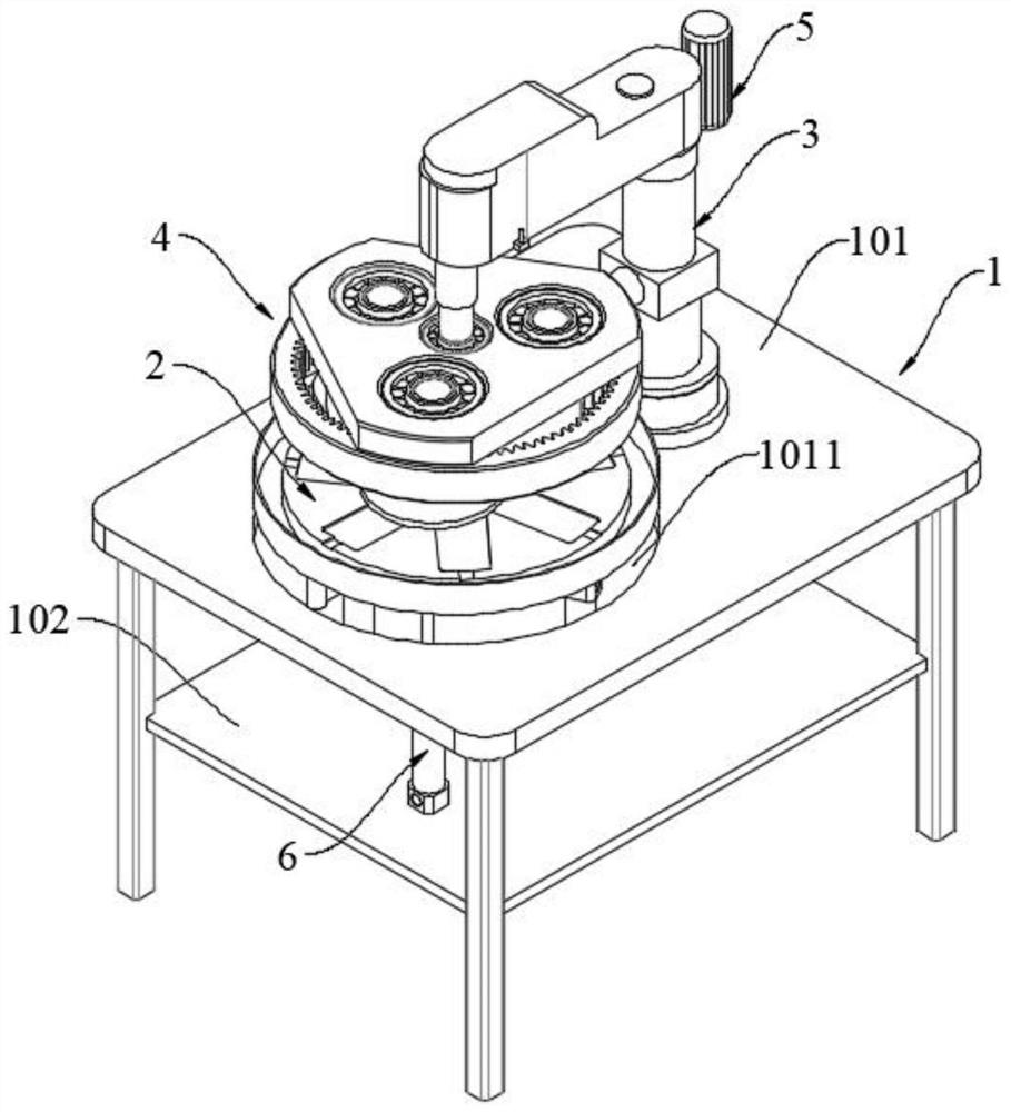 Polishing and polishing device for mobile phone cover plate machining