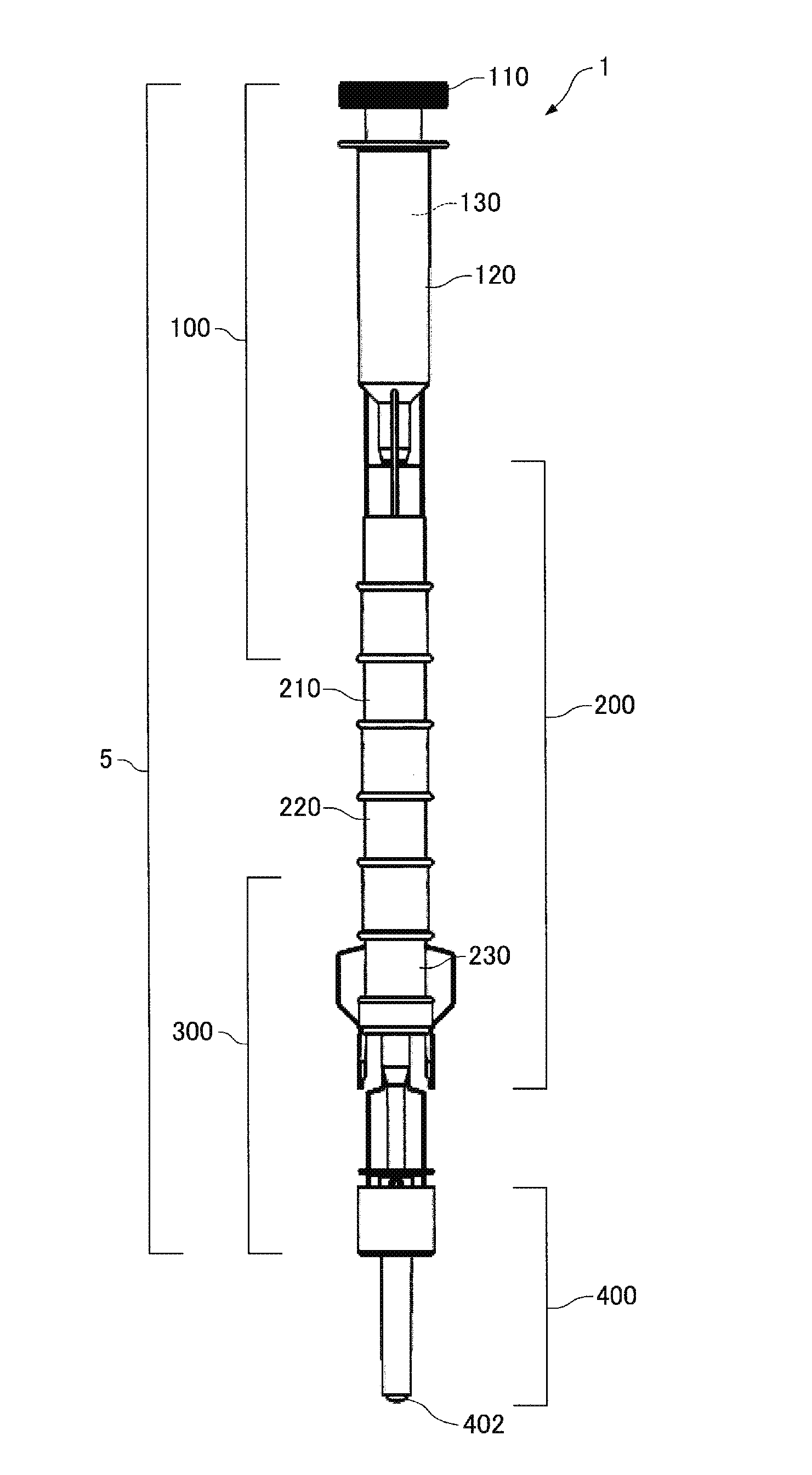 Container, liquid storing member, cartridge set, and method of manufacturing liquid storing member