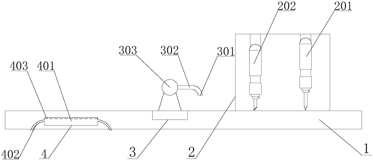 Full-automatic cloth edge cutting device