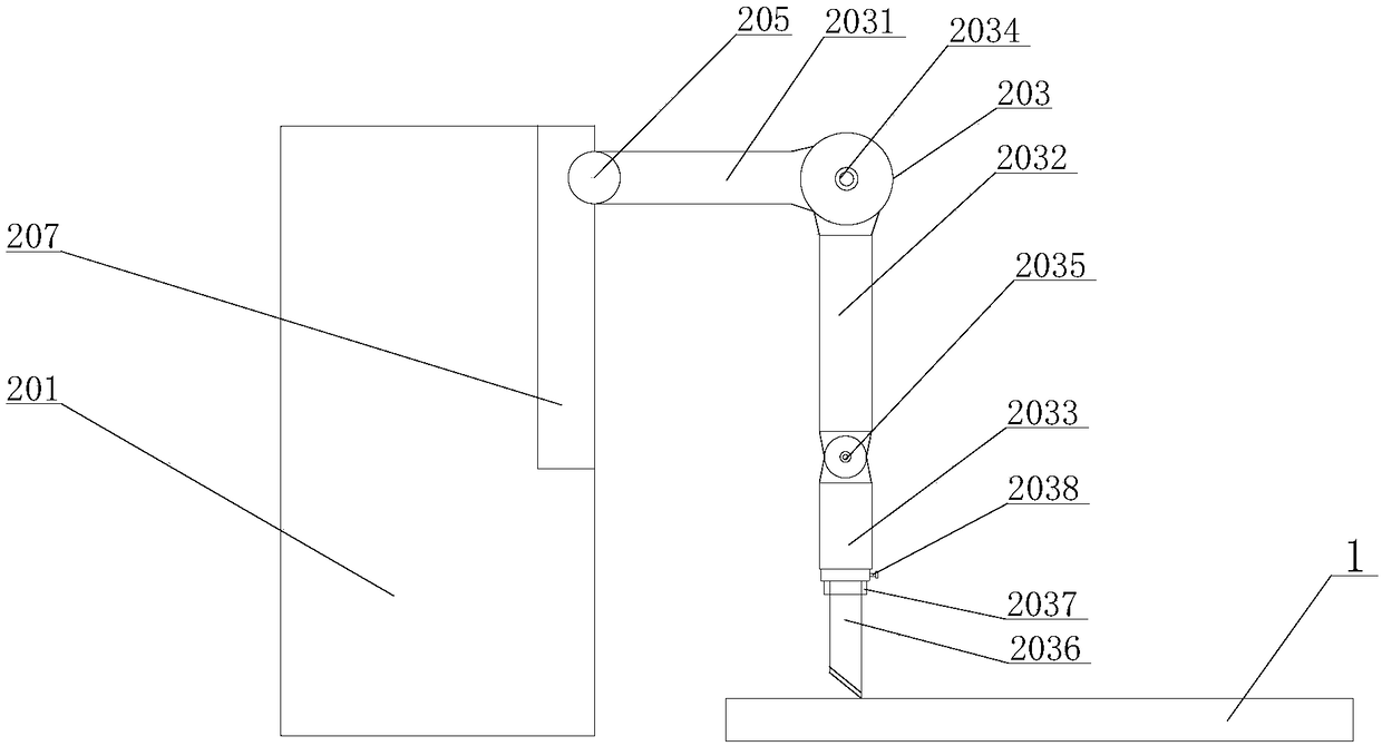 Full-automatic cloth edge cutting device