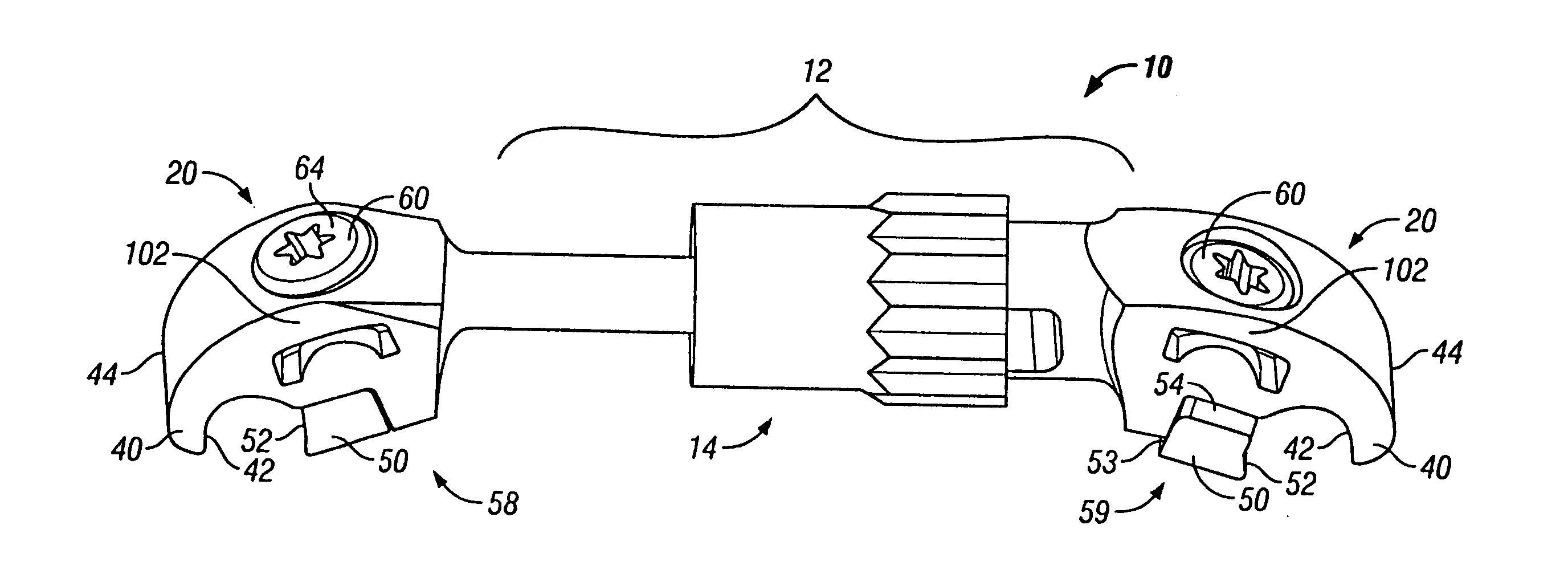 Crossllink for securing spinal rods