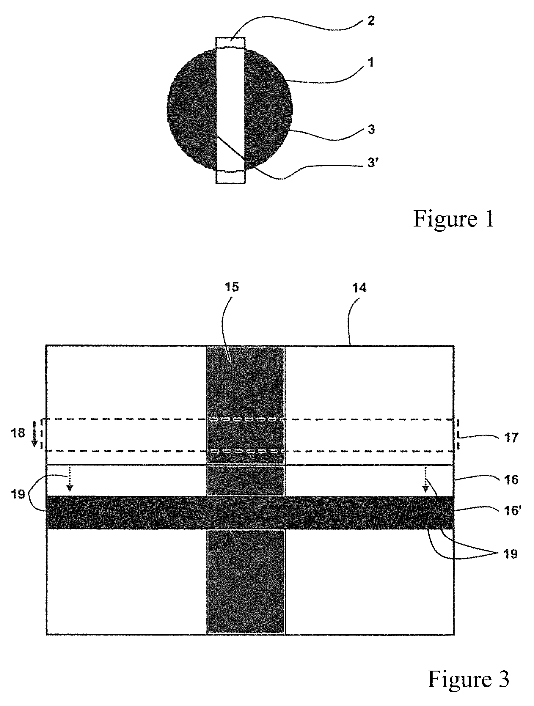 Fundus camera with strip-shaped pupil division, and method for recording artifact-free, high-resolution fundus images