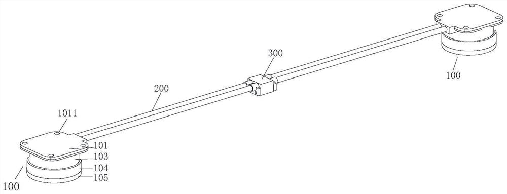 A leveling device for household appliances and a washing machine with the same