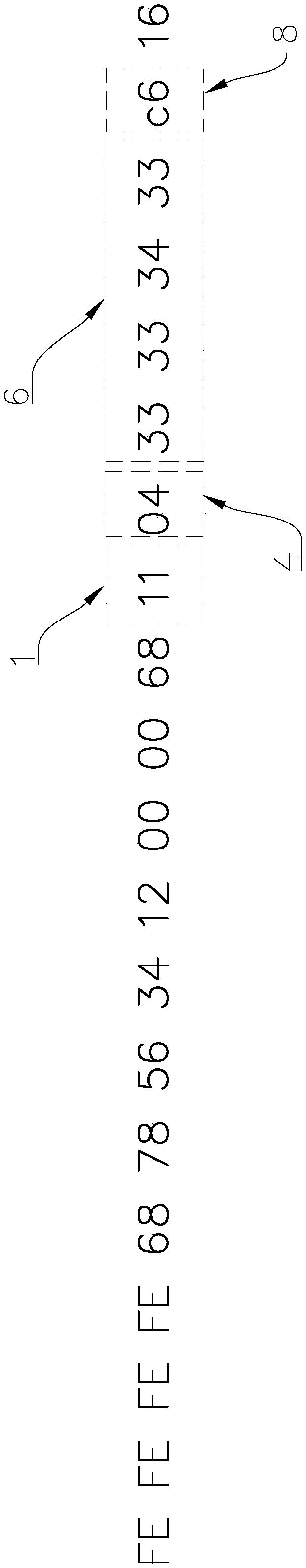 An encryption method of low-voltage power line broadband carrier communication aiming at DL/T645 communication protocol