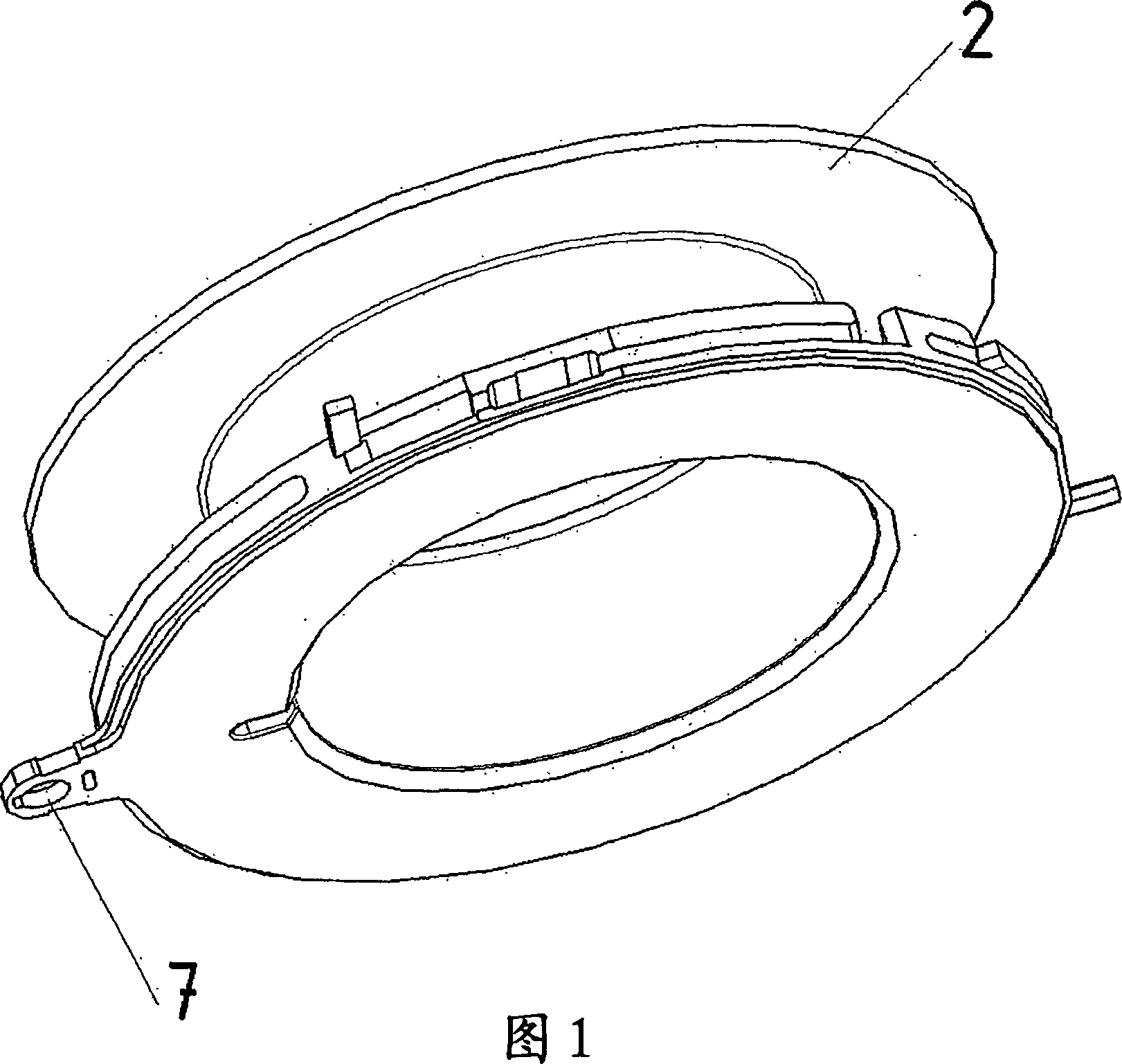 Coil with a contact sleeve for electrical connection