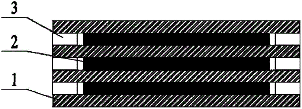 Sealing material of medium temperature plate type solid-oxide fuel battery stack and sealing method