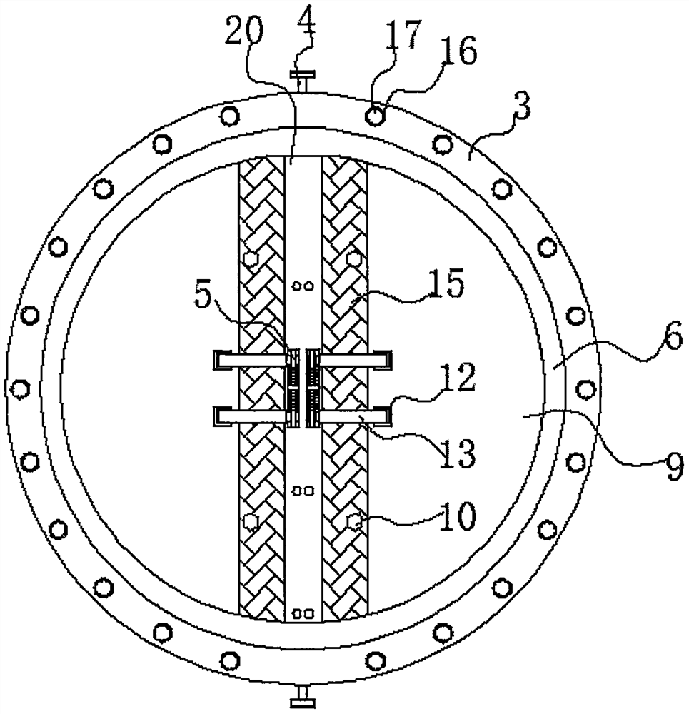 Anti-backflow bottom valve of plastic mixed-flow pump