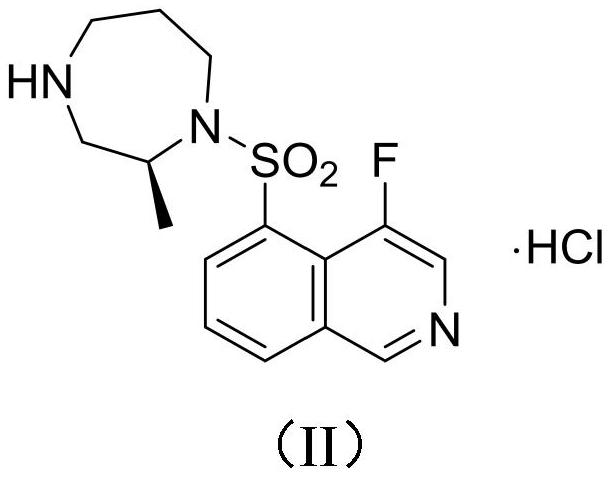 Method for preparing isoquinoline hydrochloride intermediate and rho kinase inhibitor by using btc/ph3po chlorination system