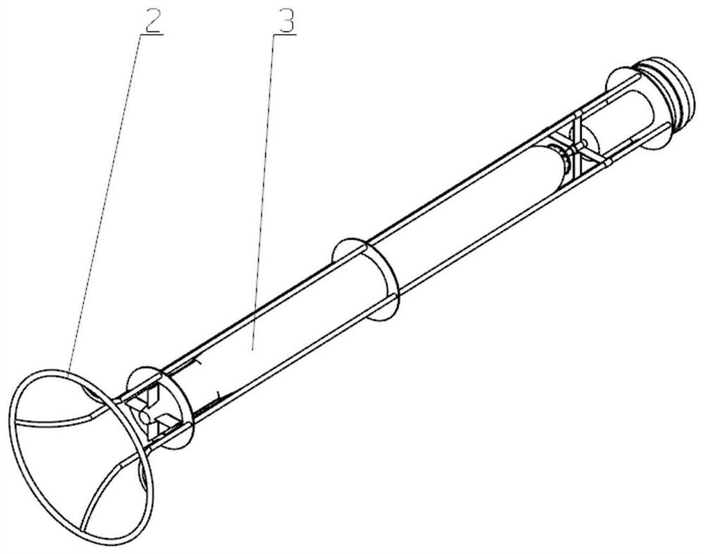 A push-launch AUV release device based on underwater glider