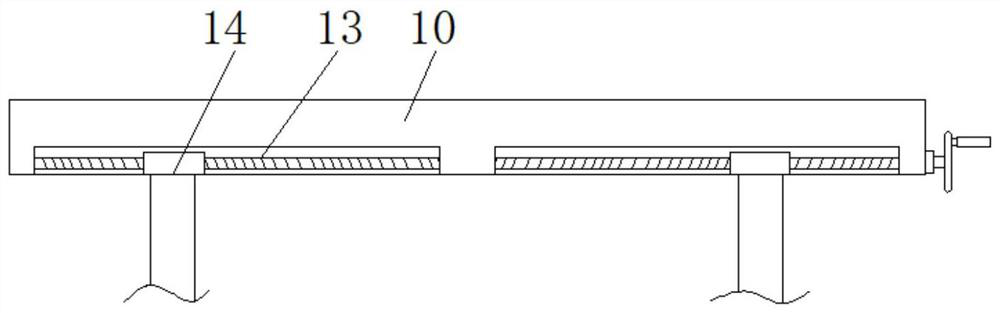 Edge sealing device with positioning structure for LED lamp machining