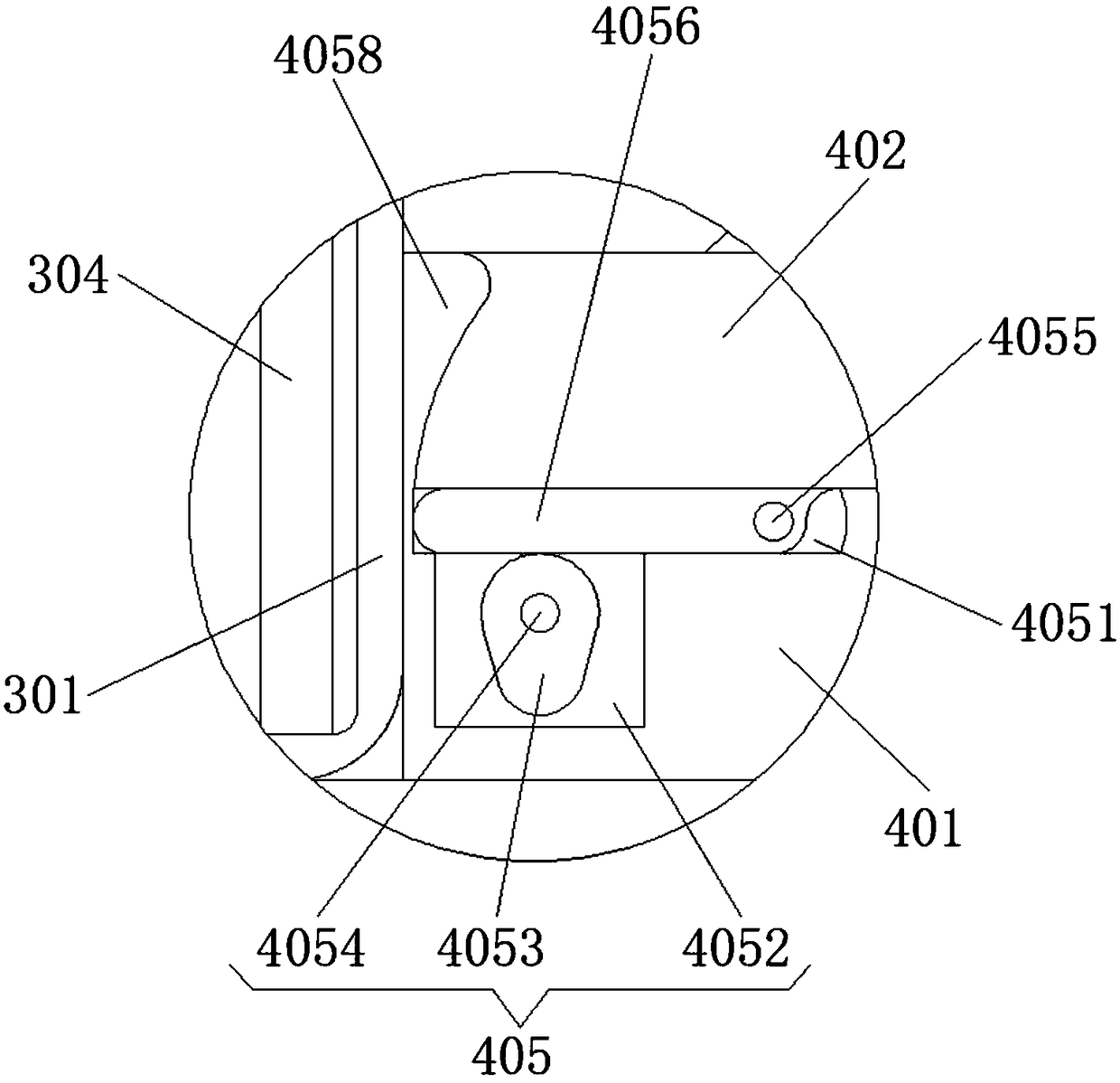 Intermittent extrusion type steel material cuttings treatment device utilizing centrifugal pollution discharge