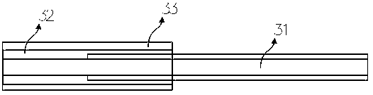 A high-power semiconductor laser focusing output structure