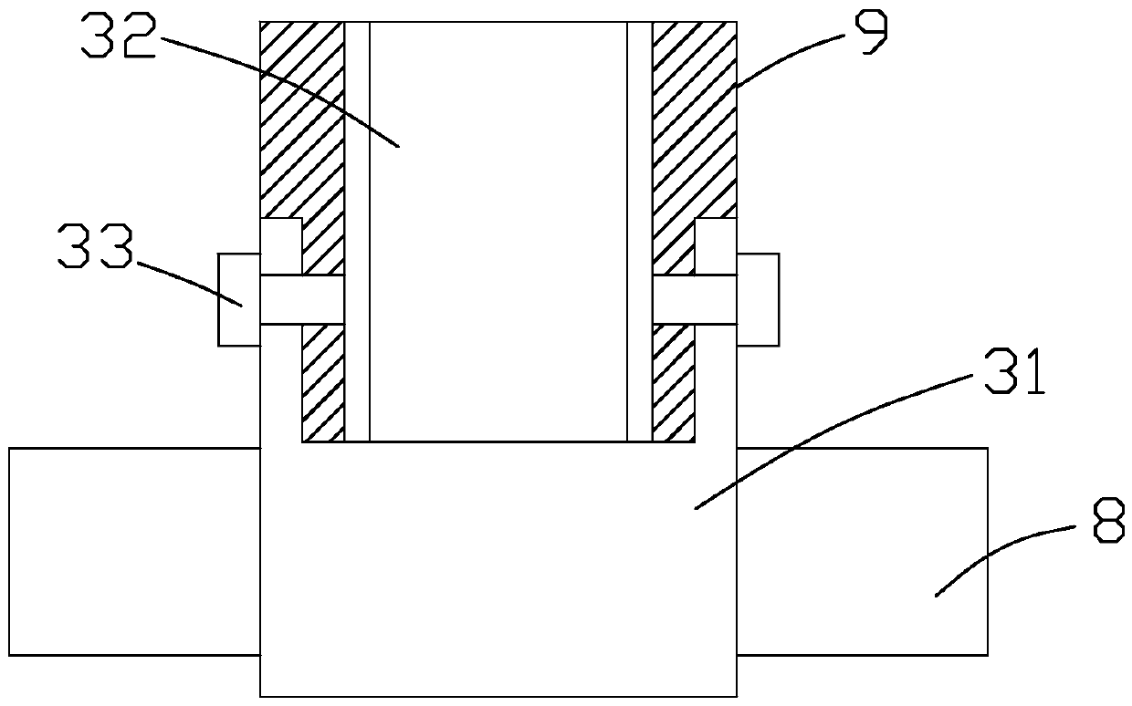 Rotary drilling device and construction method for drilling pretreatment of cast-in-place piles in sandy soil foundation