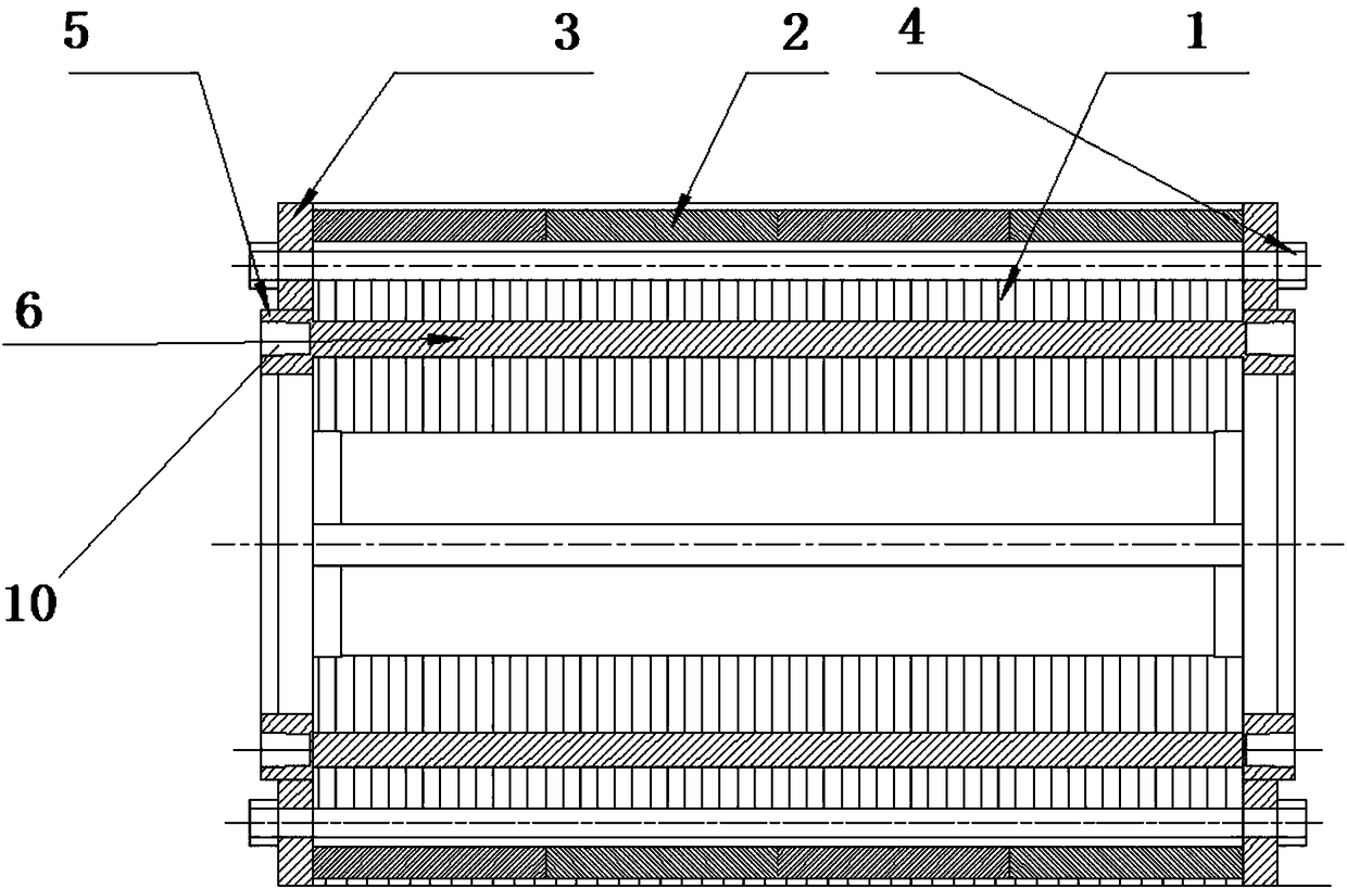 Novel motor rotor structure