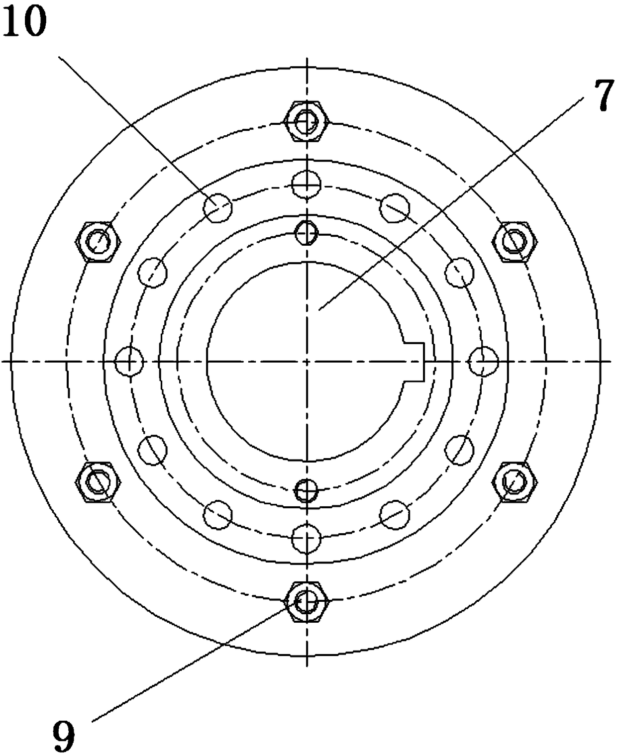 Novel motor rotor structure