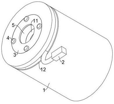 Lightweight energy-saving hub unit with ABS sensor