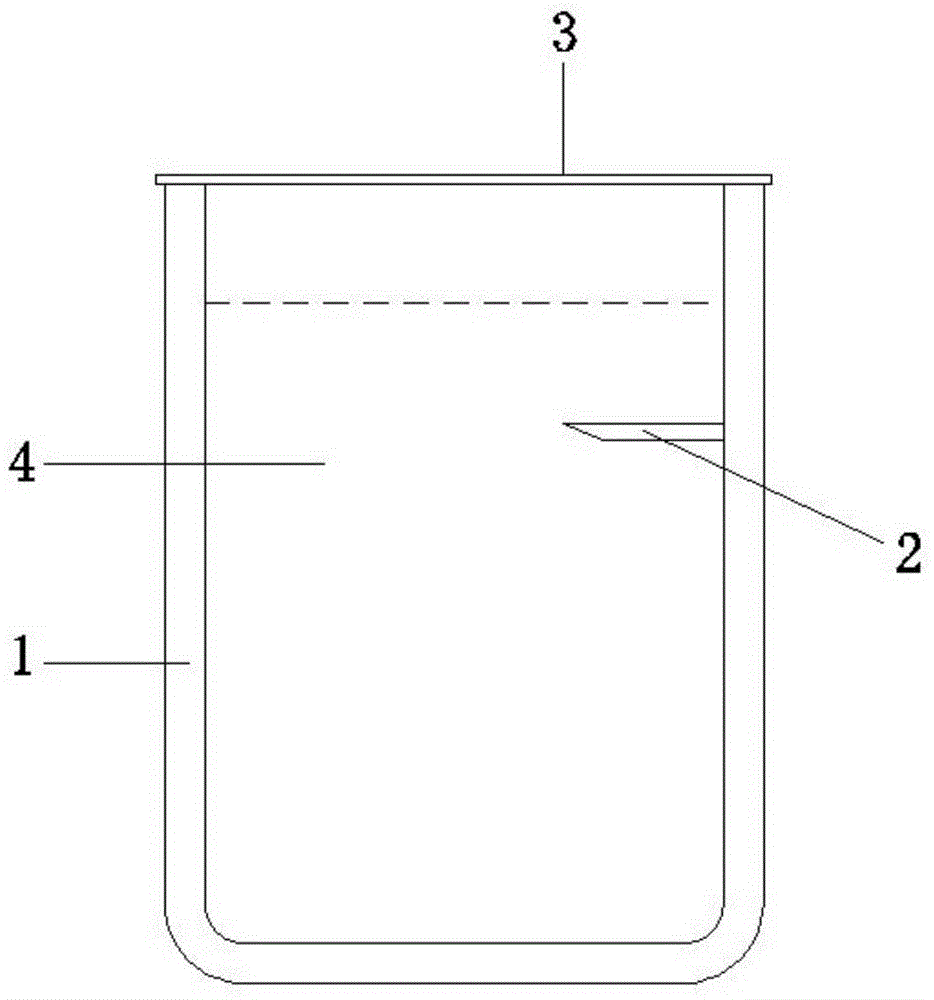 Novel pathologic biopsy specimen bottle liner