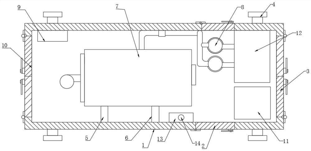 Skid-mounted movable boiler room