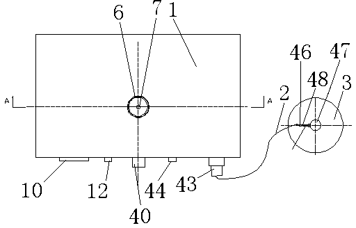 Portable oxygen index testing device and application method