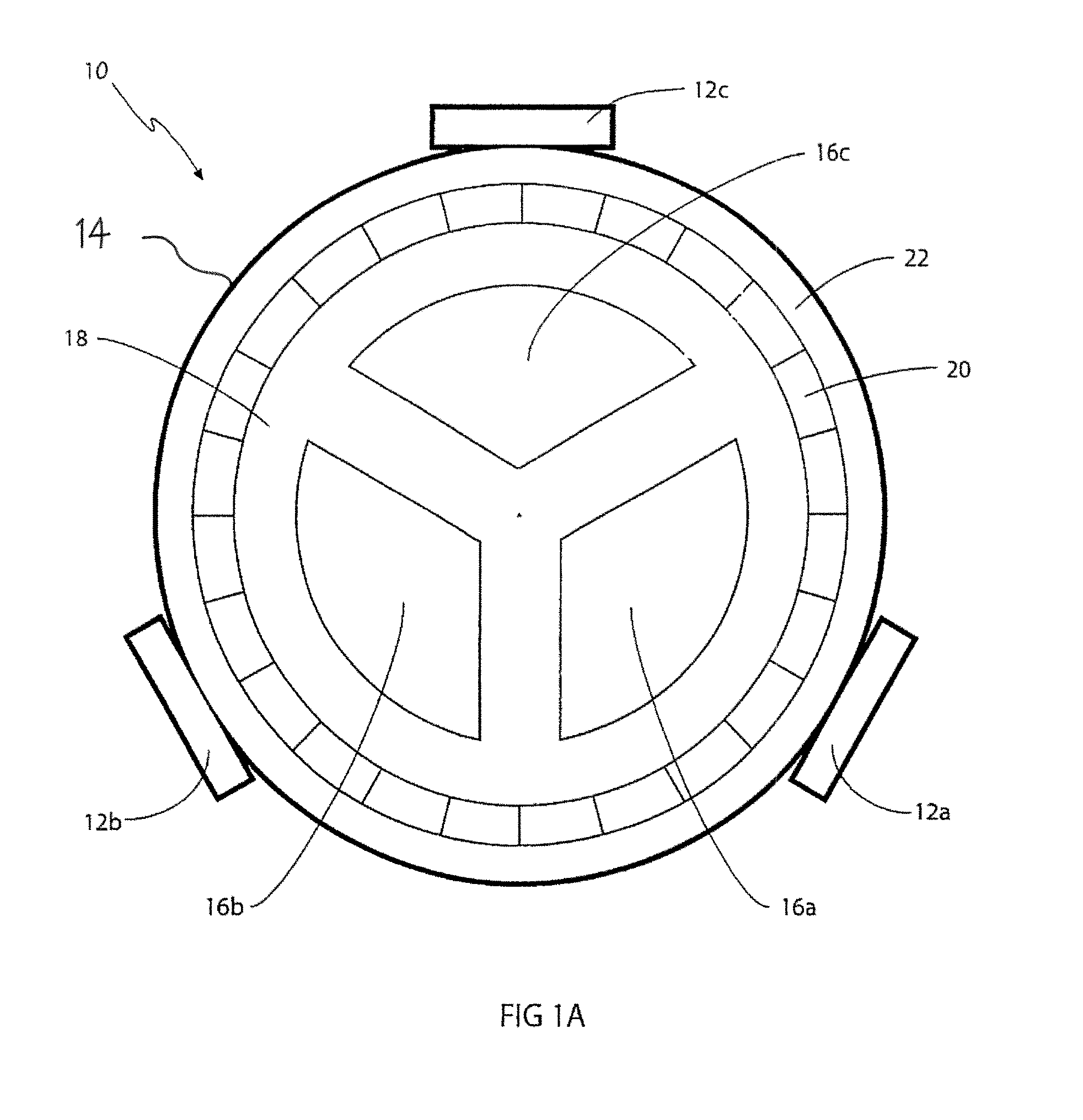 3-phase faraday optical current sensor assembly