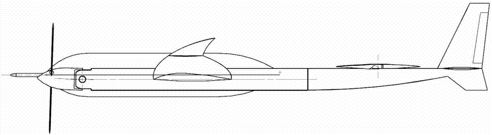 Oil-electricity hybrid power vertical lifting fixed wing long-endurance unmanned aerial vehicle