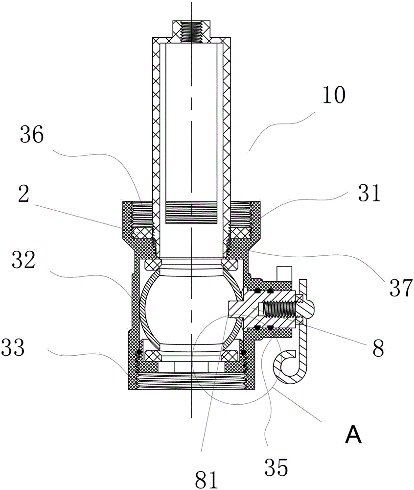 Control valve used for water heater