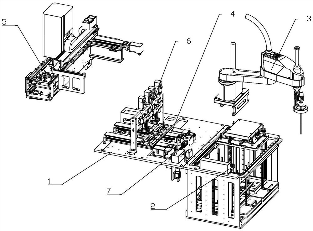 A kind of assembly method and equipment of mobile phone fingerprint module and NFC module