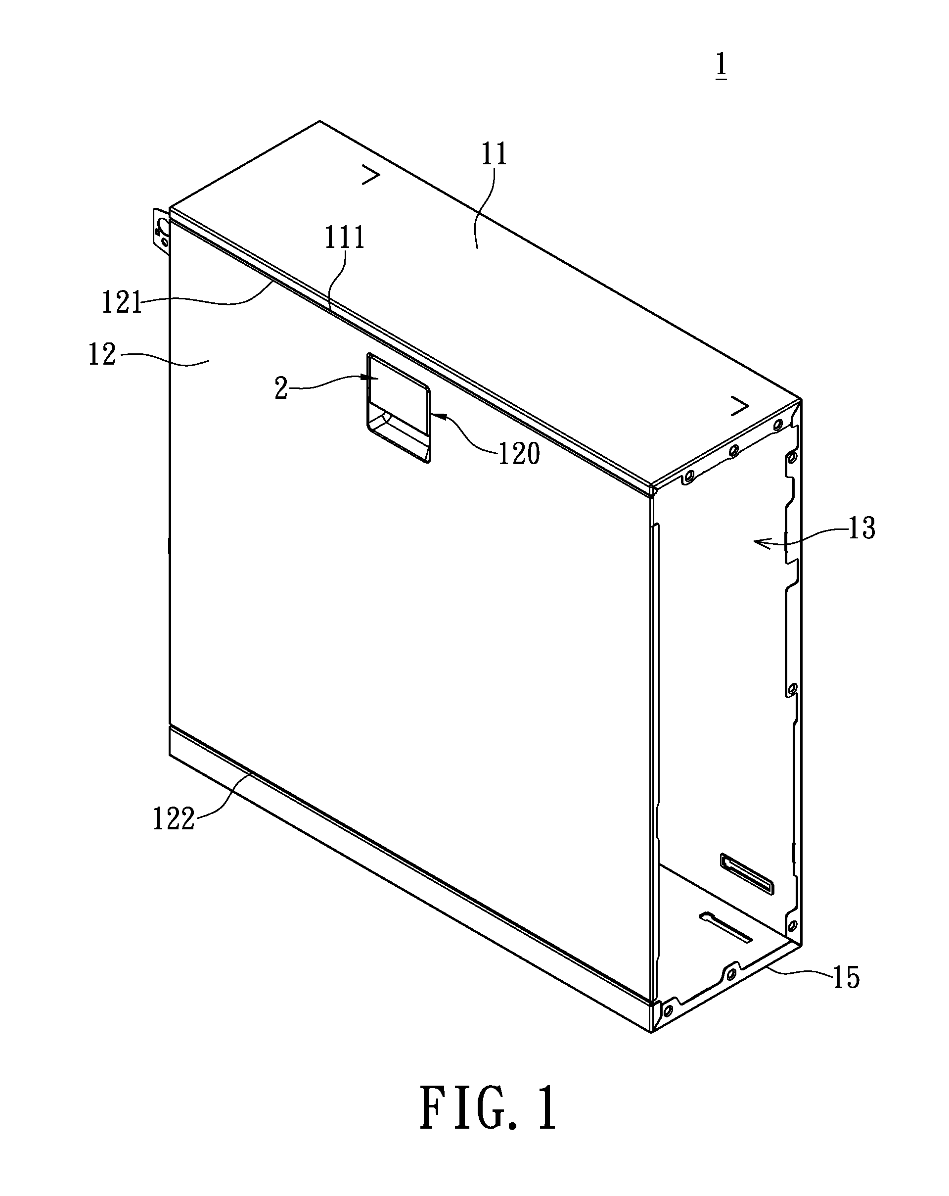 Housing having quick-dismounting structure