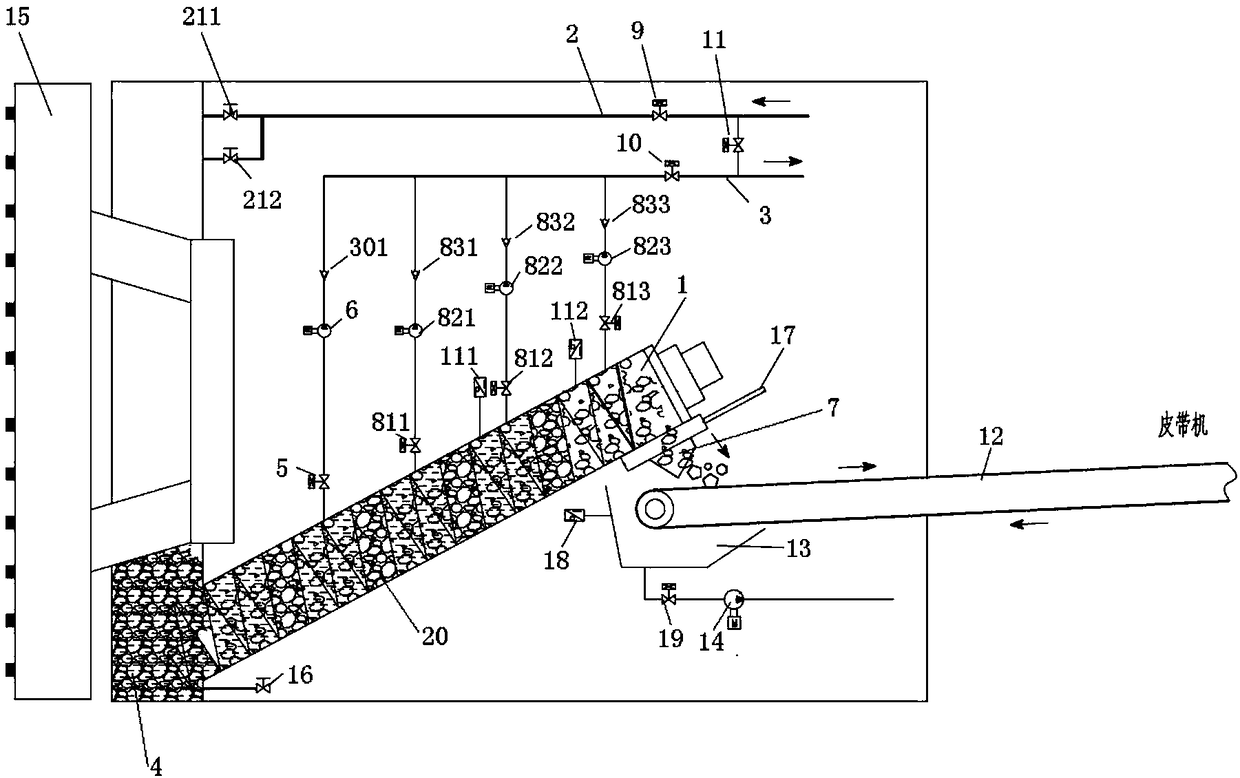 Stepwise decompression type shield machine