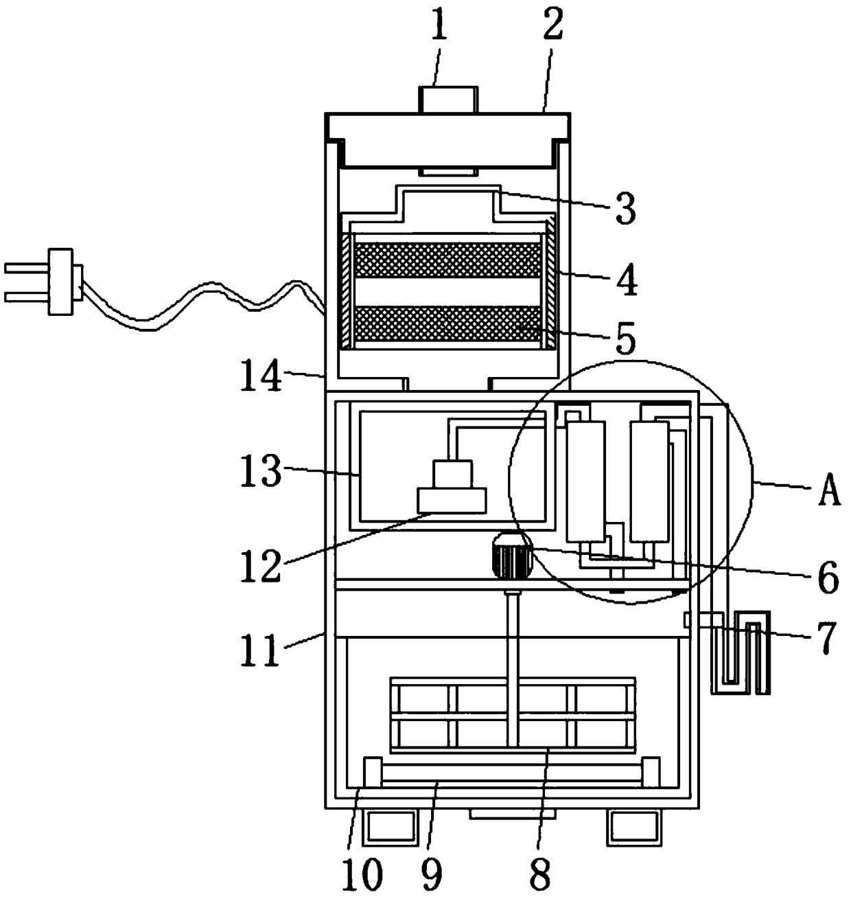 High-brine zero discharge treatment device