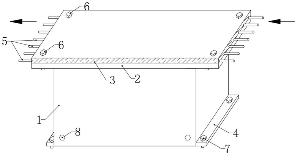 Cable arrangement support for wiring of computer network engineering construction