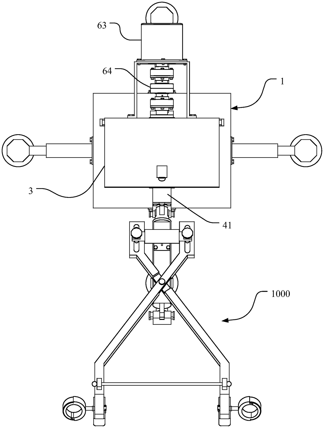 Medical shoulder joint rehabilitation training robot with bionic arm