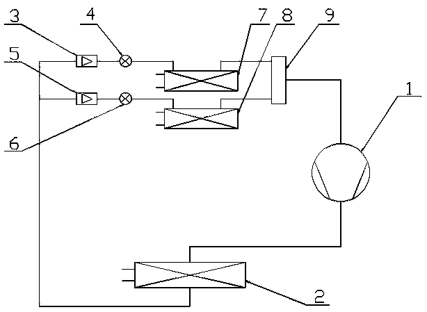 Control method of cold water unit