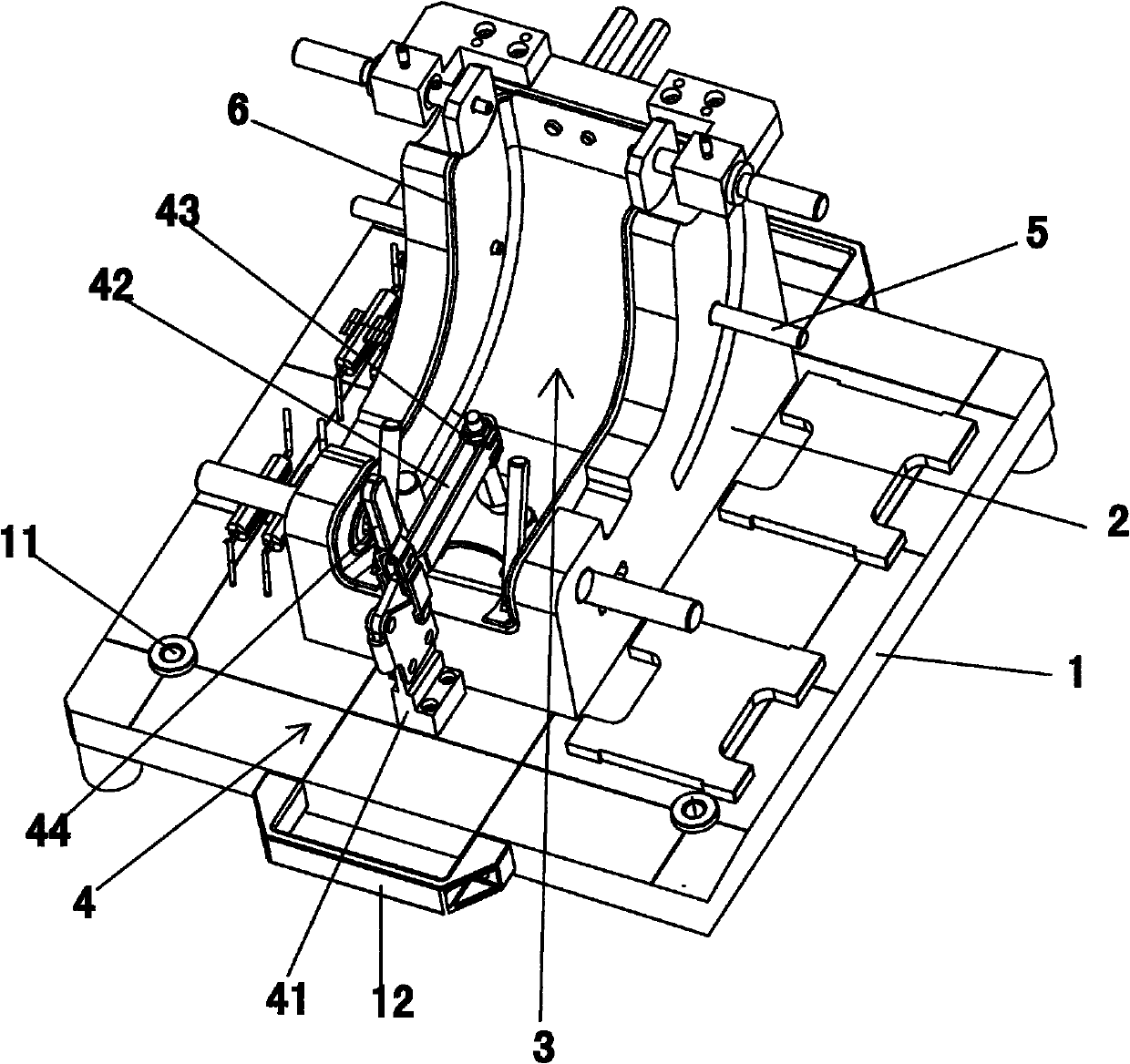 Detector for detecting support of automobile steering column