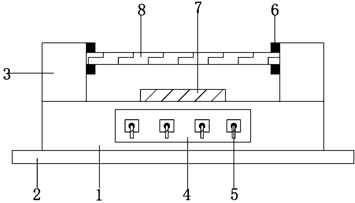 Inkjet printer bracket with damping effect