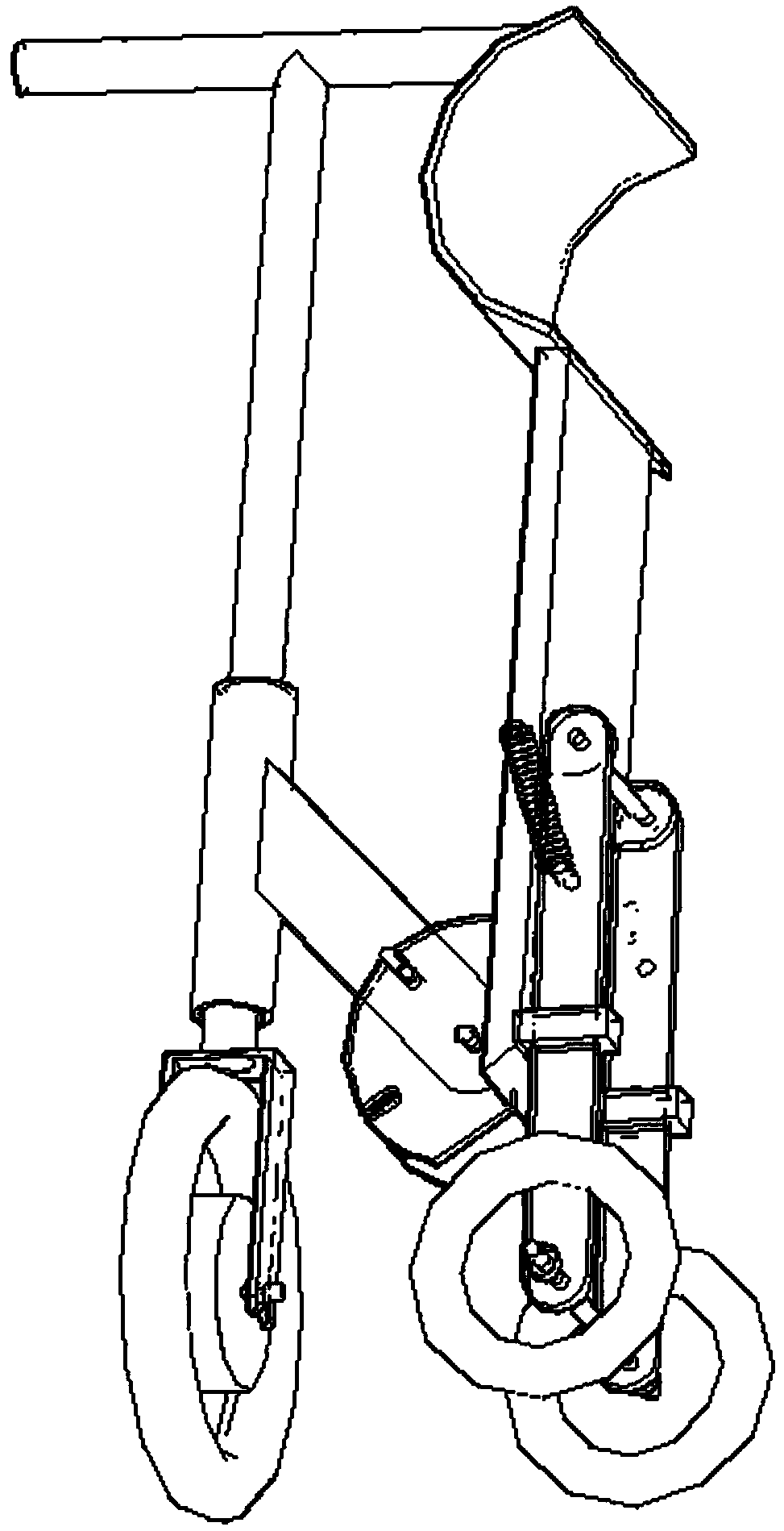 Portable and foldable scooter