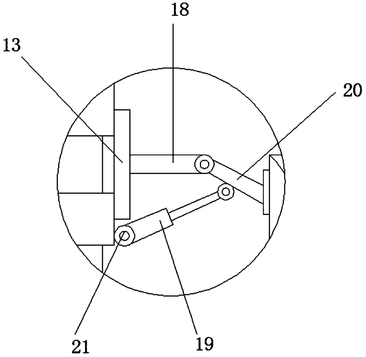 Adjustable fixation device based on automotive seat test bench