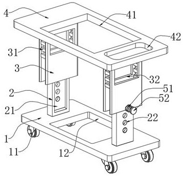 Child health-care standing frame convenient to adjust