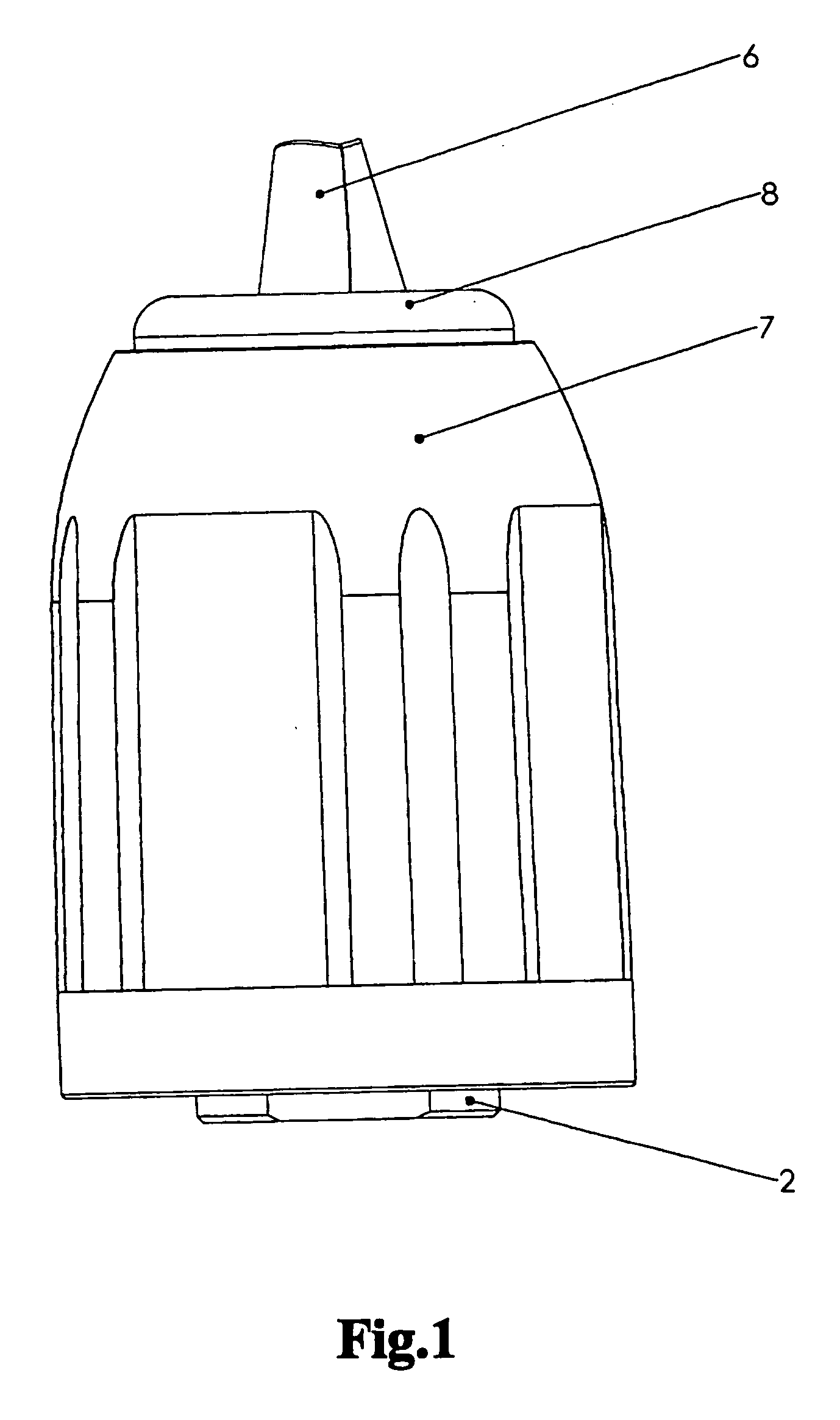 Self-tightening keyless chuck