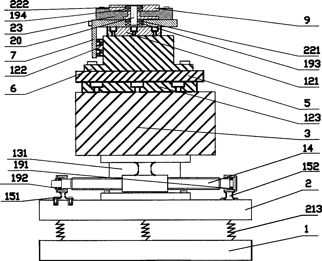 Precise workstable structure for array IC photoetching system