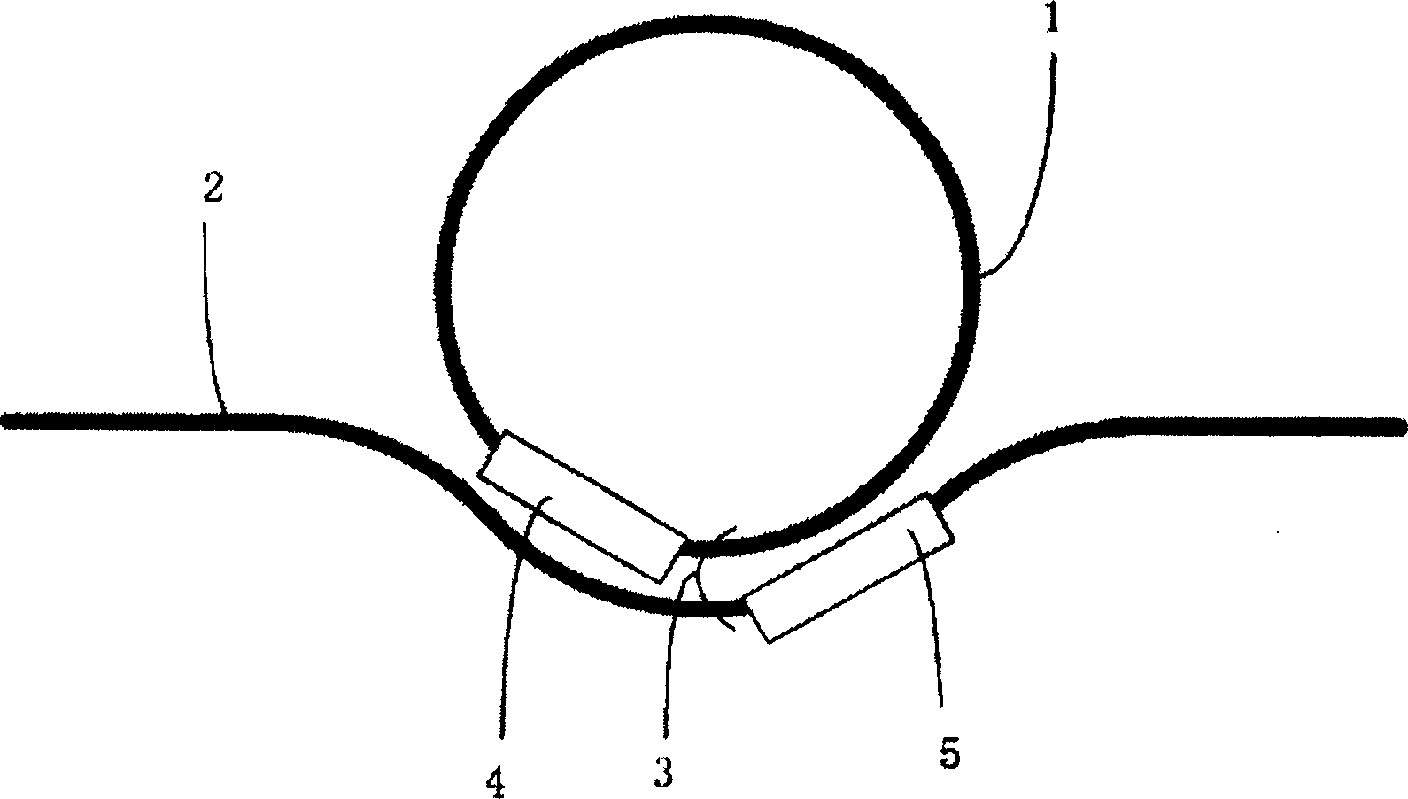 Tunable light wave guide dispersion compensator controlled by two-section erverse electrode oriented coupler