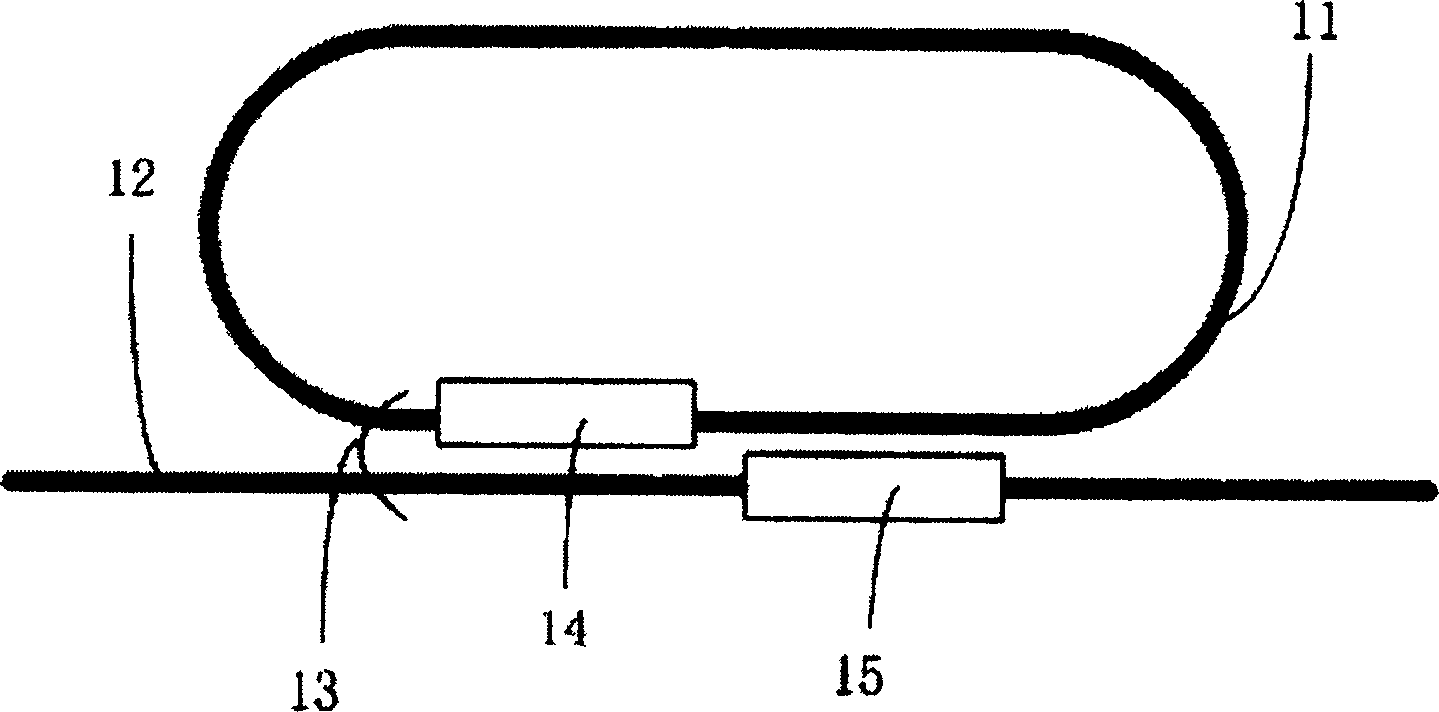 Tunable light wave guide dispersion compensator controlled by two-section erverse electrode oriented coupler