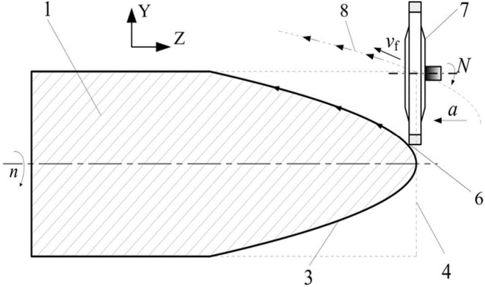 Flying body with curved-surface micro groove structures and manufacturing method of flying body