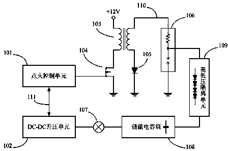 Extra high-energy spark discharge system