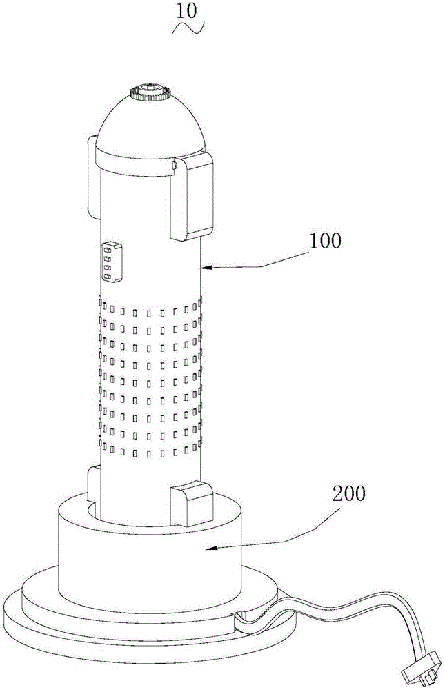 Optical laser with adjustable light