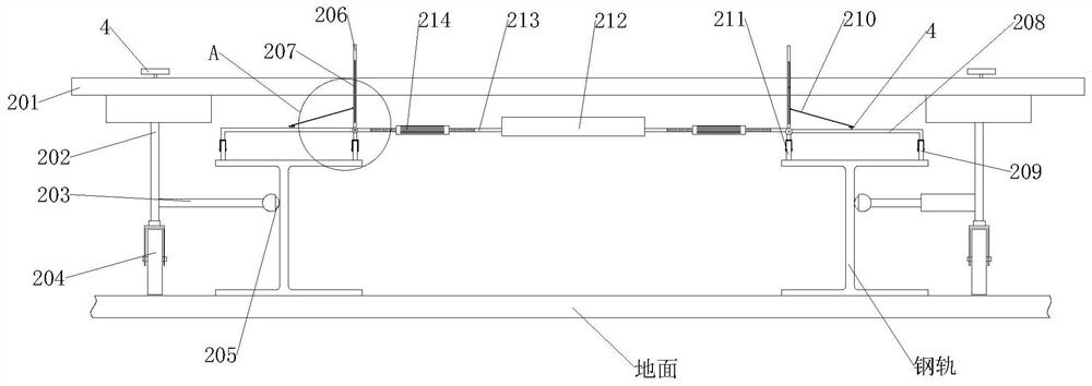 Smart city rail transit engineering acceptance detection system and detection method