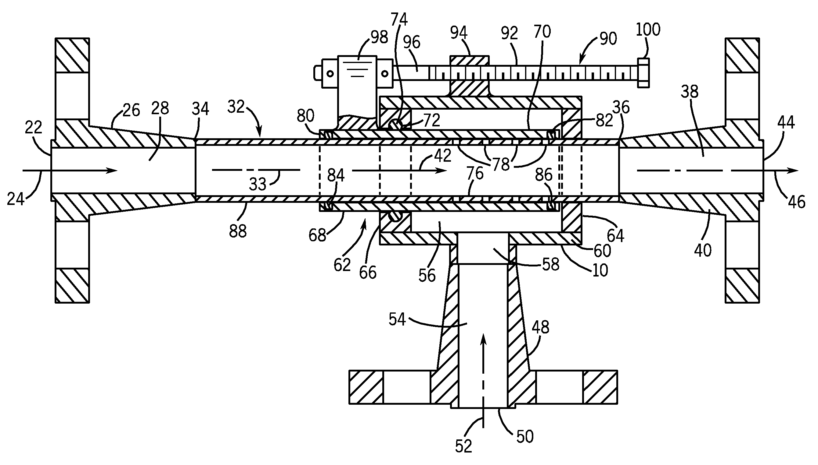 Radial flow steam injection heater