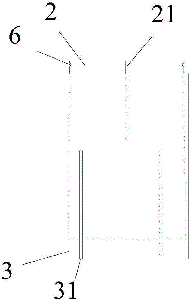 Wedge-shaped hole packer for liquid carbon dioxide phase change rock breaking