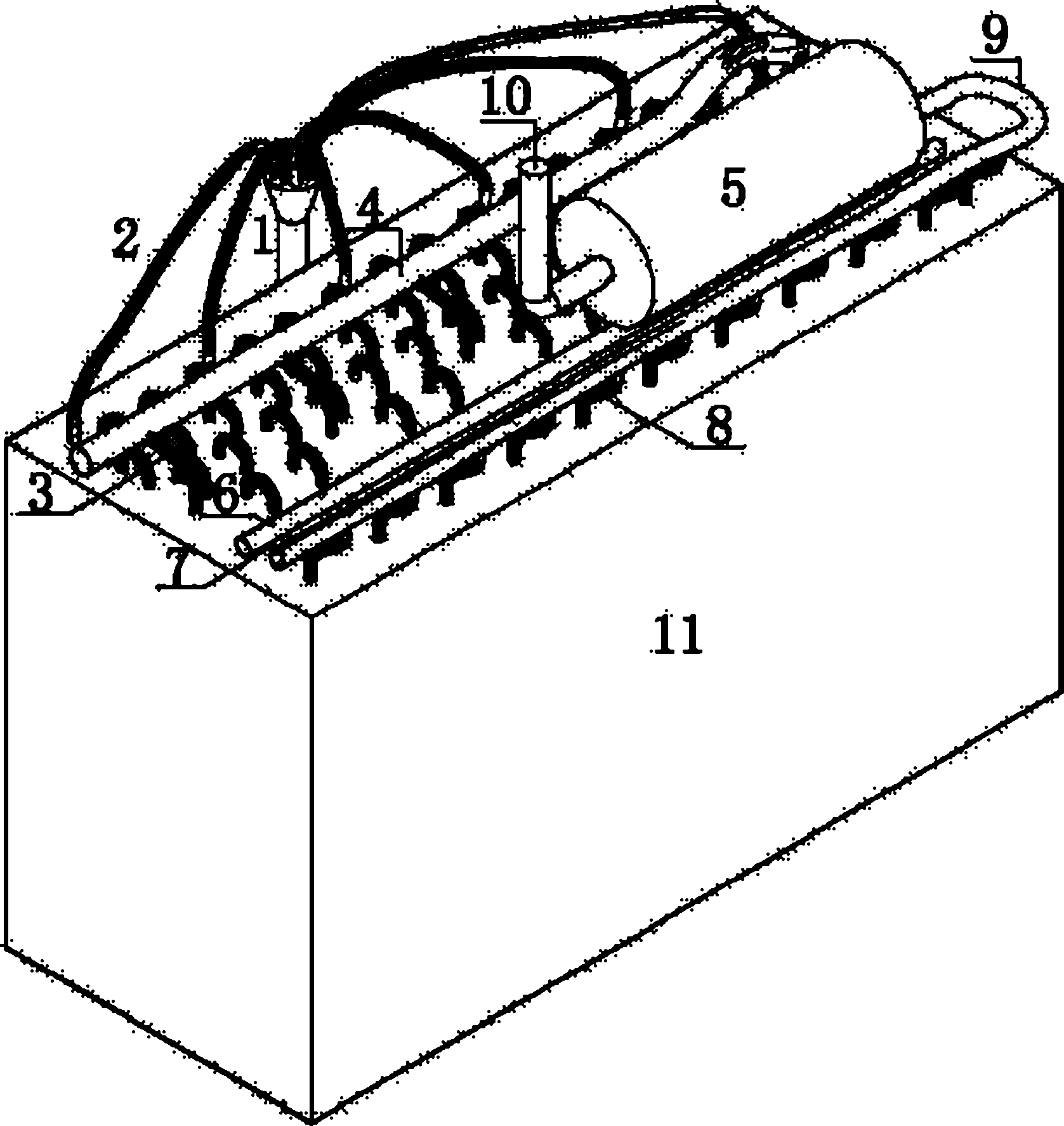 Efficient full-wet inner surface evaporator