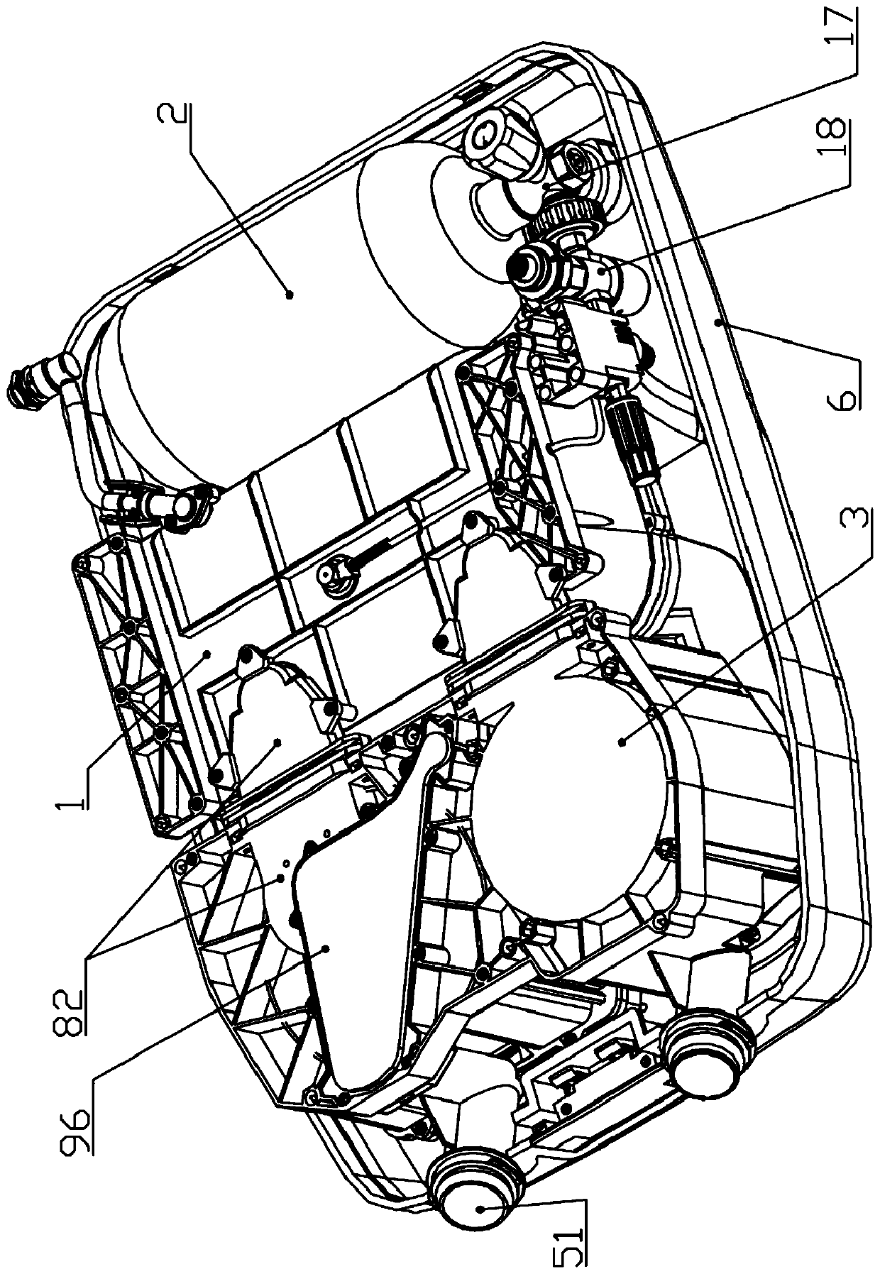 Oxygen respirator with novel ventilation structure